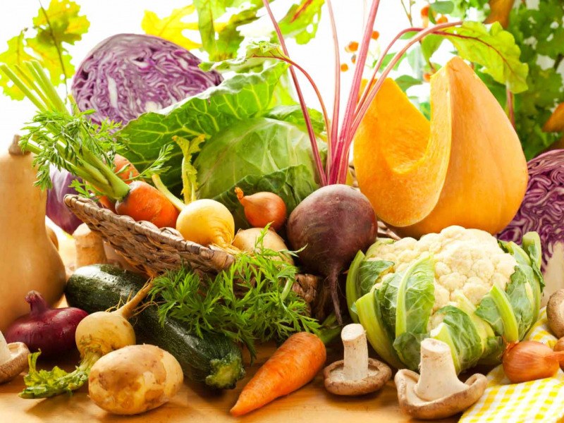 Verduras y hortalizas de otoño